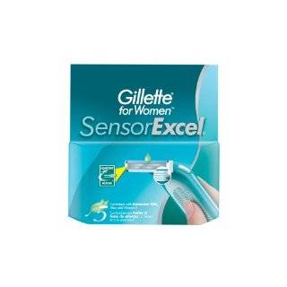 Gillette Sensor Excel Razor for Women & 2 Refill Blades