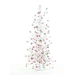Pack of 2 Candy Crush Snowy Shiny Berry Artificial Christmas Trees 2.5 