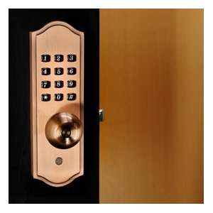  MECHANICAL KEYPAD DOOR LOCK REQUIRES NO BATTERIES OR 