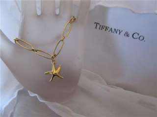 Tiffany & Co 18K Gold Elsa Peretti Starfish Bracelet  