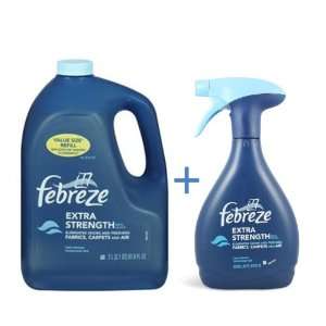 Febreze Extra Strength Fabric Refresher Value Pack 16 Oz Spray with 67 