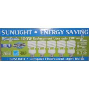   Compact Fluorescent Light Bulbs (Use Only 23 Watts) By Lights of