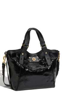 MARC BY MARC JACOBS Turnlock Shine Fran   Small Patent Tote 