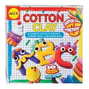  Alex Toys Cotton Clay, Set of 10 Toys & Games