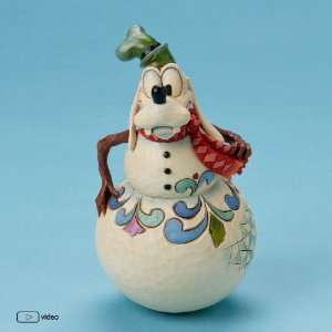   Disney Jim Shore Christmas Snowman Goofy Sway Figurine