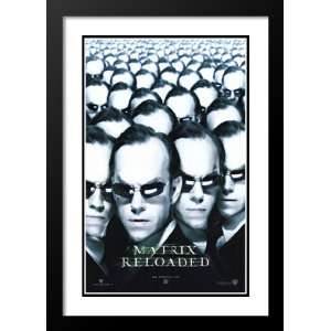  The Matrix Reloaded 20x26 Framed and Double Matted Movie 