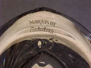 The vase is marked on the bottom MARQUIS BY WATERFORD . Shown below 