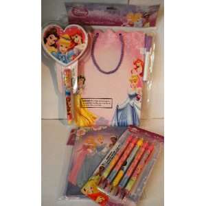  Gift Set Disney Princess 4 item accessories set Dry Erase Board 