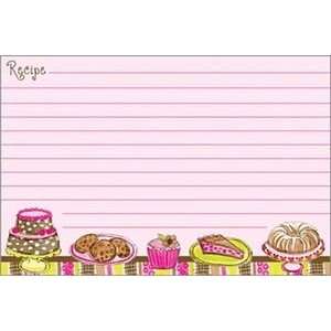    Gina B. Designs Sweets on Pink Recipe Cards