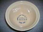 Yellow Stoneware Boone Iowa Farmers Coop Mixing Bowl