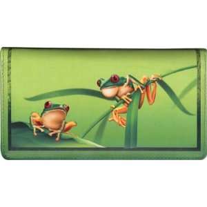  Frogs Checkbook Cover