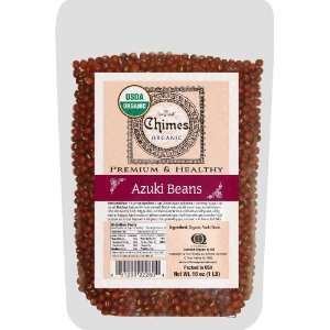 Chimes Organic Adzuki Beans, 16 Ounce Pouches (Pack of 6)  