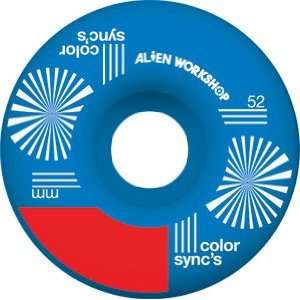  Alien Workshop Color Sync 52mm Skateboard Wheels (Set Of 4 