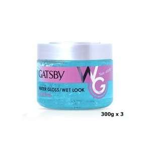  GATSBY Water Gloss Hard 300g x 3 Beauty