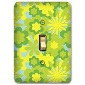   Flower Metal Light Switch Plate Cover Home Decor 240