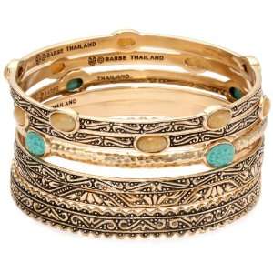  Bronzed by Barse 6 Piece Bangle Bracelet Set Jewelry