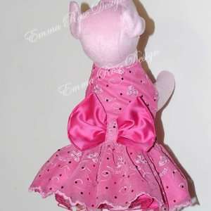  Hot Pink Confetti Designer Dog Dress