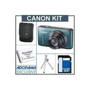  Canon PowerShot SX260 HS Digital Camera Kit,  Green   with 