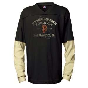  San Francisco Giants Double Play Long Sleeve 2 Fer Shirt 