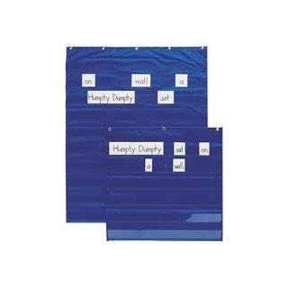  Creative Learner Pocket Chart Blue, 34 X 50 Inches, Blue 