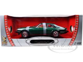 Brand new 118 scale diecast model car of 1975 Jaguar XJS Coupe Green 