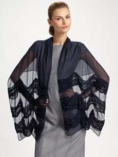   ruched stripe silk stole was $ 355 00 248 50 more colors