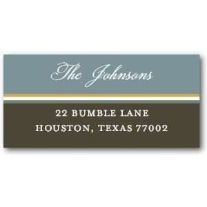  Holiday Return Address Labels   Rugby Bands By Petite Alma 