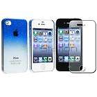 Ultra Thin Blue Clear Waterdrop Hard Case Cover PRIVACY FILTER iPhone 