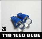 2X T10 1 LED W5W 161/194/2825/1​68 STEP/COURTESY CAR DOME LIGHT Blue 