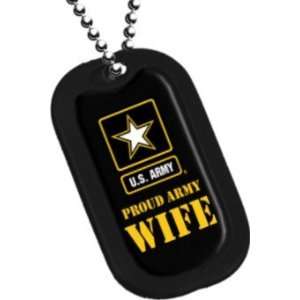  United States Army Armed Forces Proud Army Wife Yellow 