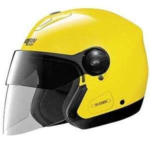    Nolan N42 Solid N Com Helmet   Large/Cab Yellow Automotive