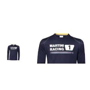 Genuine Porsche Mens Martini Racing Long Sleeved Shirt   Dark Blue 