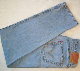 Authentic LEVI 550 Blue Denim Jeans 34x36 LEVIS RELAXED FIT faded 