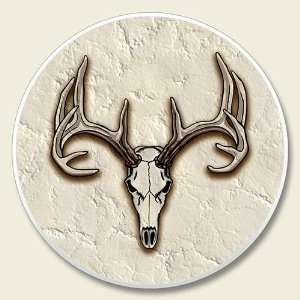  Deer Skull Antlers Cupholder Auto Coaster (1) Kitchen 