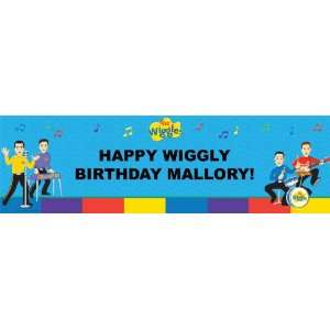  The Wiggles Personalized Banner Medium 24 x 80 Health 