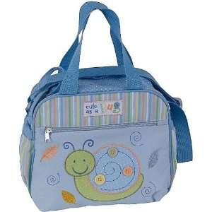    Baby Essentials Snail Detail Travel Cooler/Diaper Bag   Blue Baby