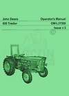 John Deere 820 Tractor Operators Instruction Manual JD