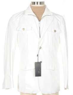   1,295 Corneliani CC Collection 40R White Blazer Sportcoat Field Jacket