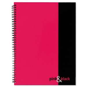  Mead Products   Mead   Pink & Black Professional Wirebound Notebook 