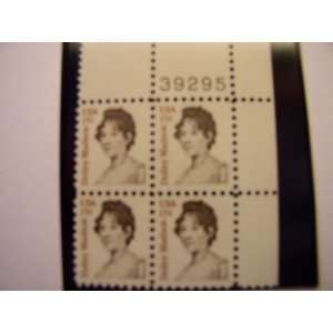   , 1980, Dolly Madison, S# 1822, Plate Block of 4 15 Cent Stamps, MNH