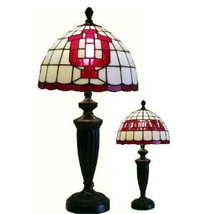  Indiana Hoosiers Leaded Stained Glass Desk Lamp