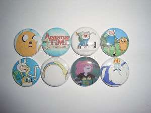 ADVENTURE TIME WITH FINN AND JAKE Buttons Pins Badges Ice King Lady 