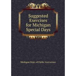  Suggested Exercises for Michigan Special Days Michigan 