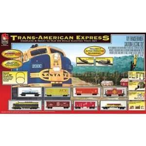    Like HO Scale Santa Fe Trans America Express Train Set Toys & Games