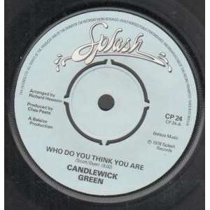  YOU ARE 7 INCH (7 VINYL 45) UK SPLASH 1978 CANDLEWICK GREEN Music