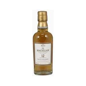  The Macallan Single Malt Scotc 12 Yrs 50ML Grocery 