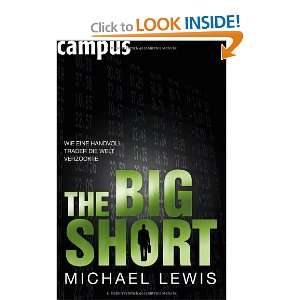 The Big Short Michael Lewis 9783593393575  Books
