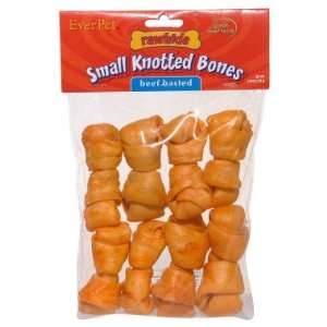  EverPet Knotted Rawhide Bones Dog Treats