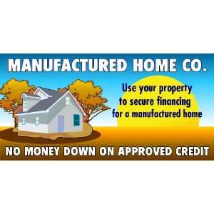  3x6 Vinyl Banner   Manufactured Home Co 