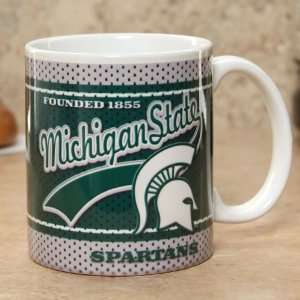   Spartans NCAA 11oz. White Vault Mug (Single Mug)